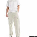 WIDE LEG CARGO PANTS