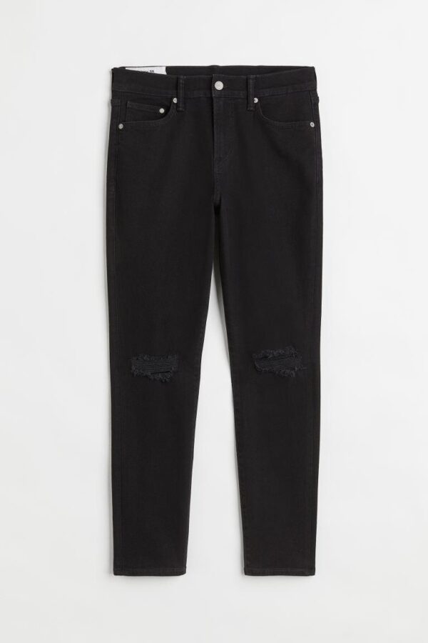 SKINNY RIPPED JEANS