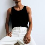 SLIM FIT RIBBED VEST