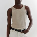 SLIM FIT RIBBED VEST