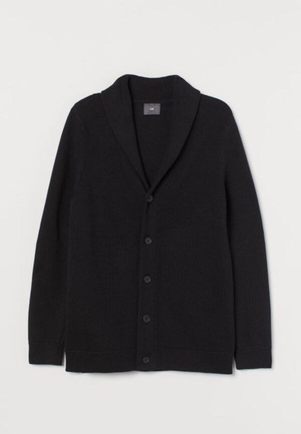 SHAWL COLLAR CARDIGAN - Image 1
