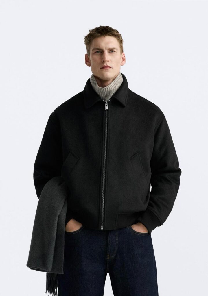 WOOL BLEND JACKET - off-lane
