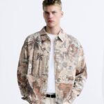 CONTRAST JACQUARD JACKET