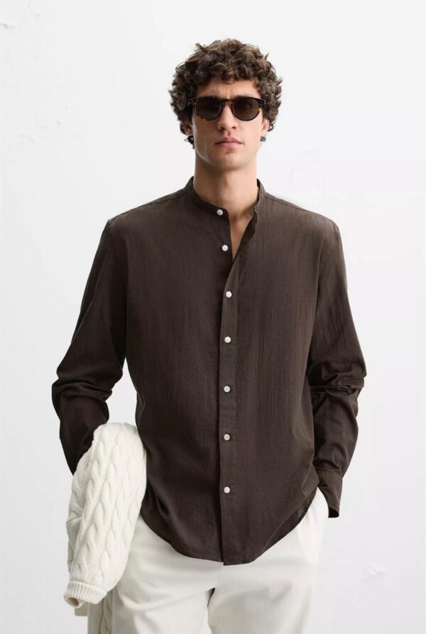 CREASE EFFECT SHIRT - Image 1