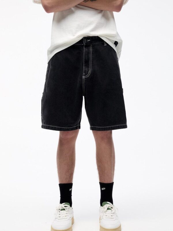 DENIM CARPENTER SHORTS - Image 1