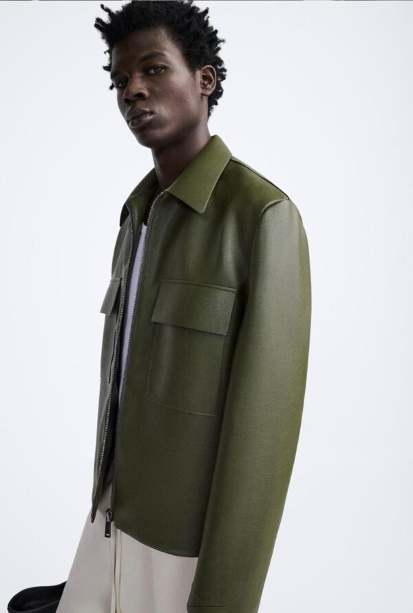 FAUX LEATHER JACKET - Image 4