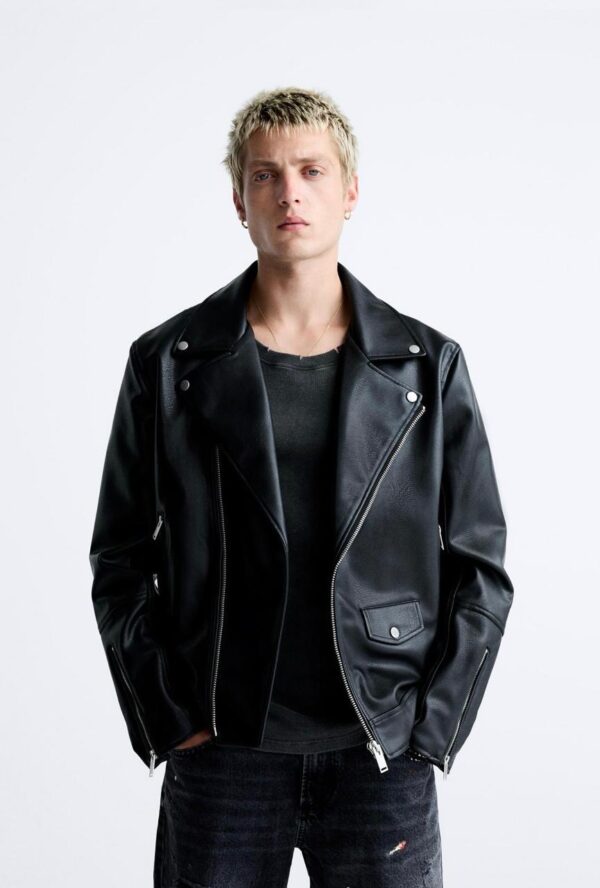 FAUX LEATHER JACKET - Image 1