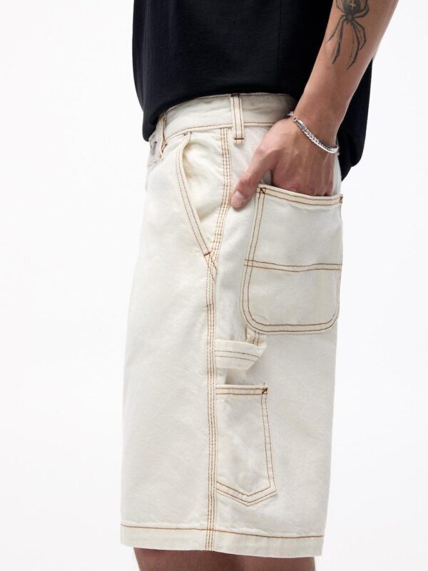DENIM CARPENTER SHORTS - Image 3