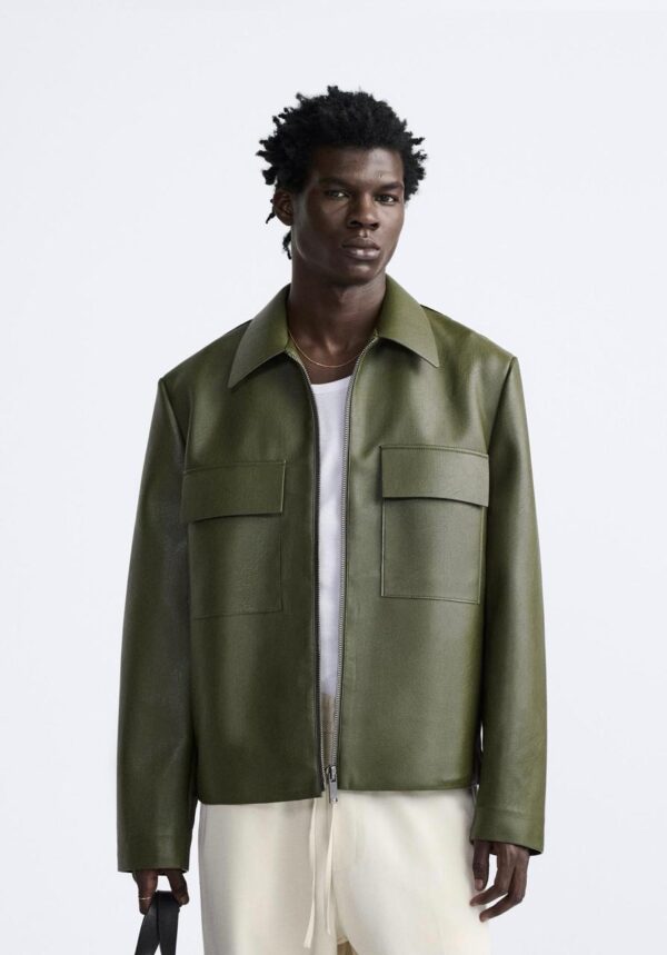 FAUX LEATHER JACKET - Image 1