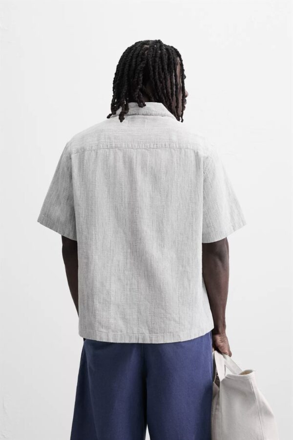 STRIPED JACQUARD SHIRT - Image 3