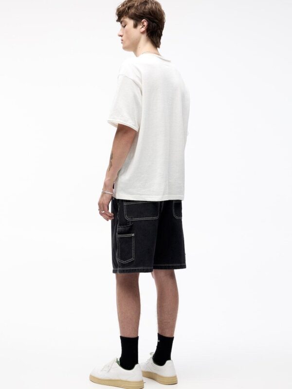 DENIM CARPENTER SHORTS - Image 8