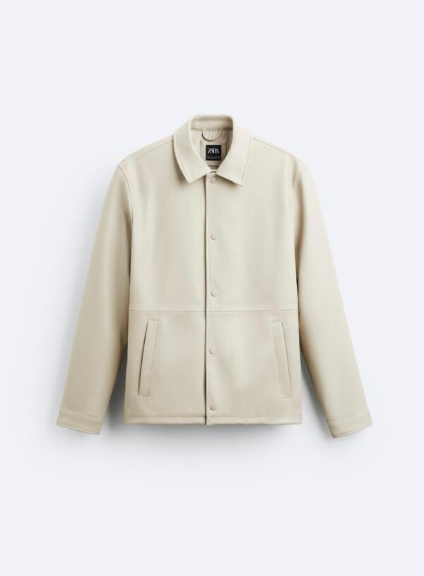 LEATHER EFFECT JACKET - Image 5