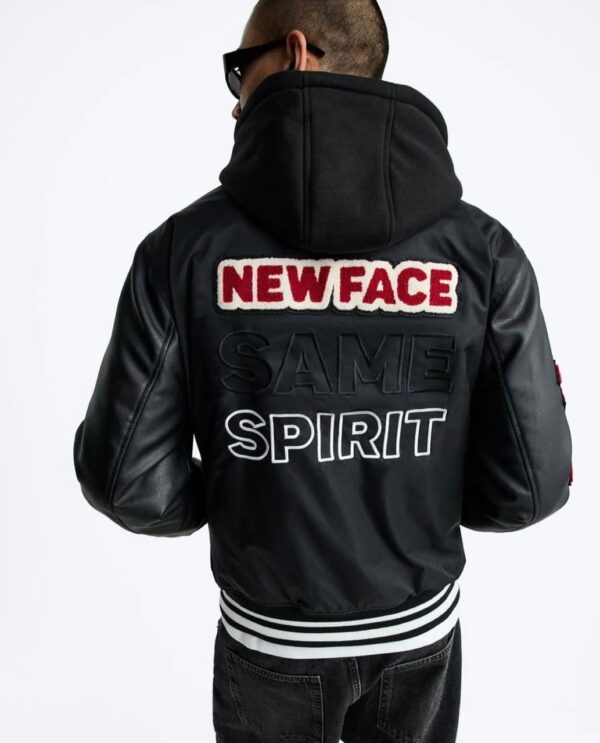VARSITY JACKET WITH  HOOD - Image 2