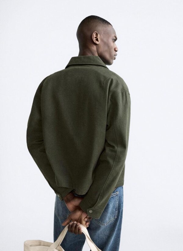 TEXTURED CROPPED JACKET - Image 2