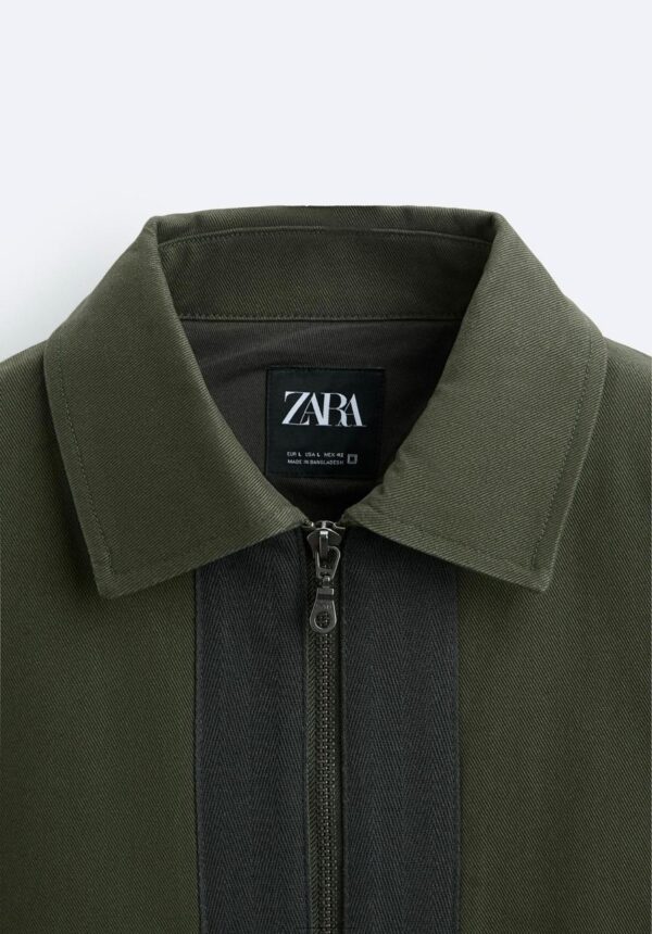 TEXTURED CROPPED JACKET - Image 6