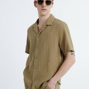 LINEN MUSLIN RESORT SHIRT