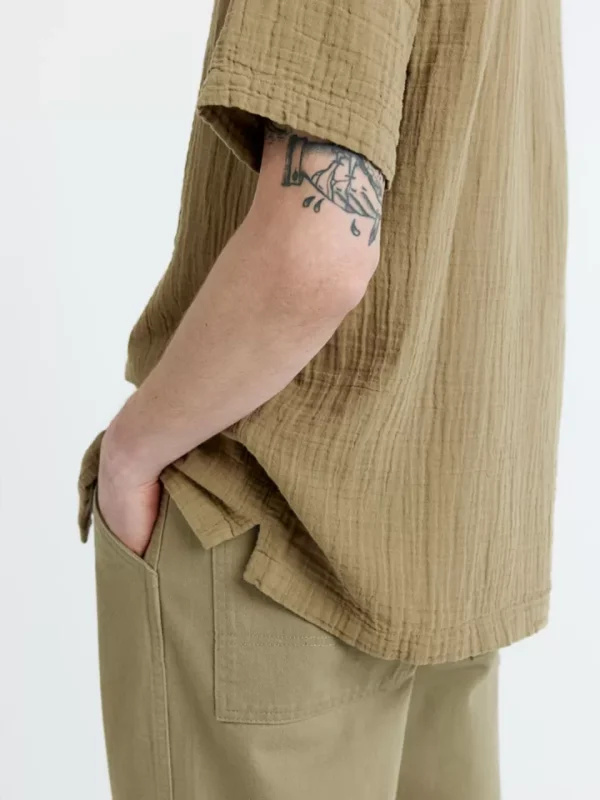 LINEN MUSLIN RESORT SHIRT - Image 3