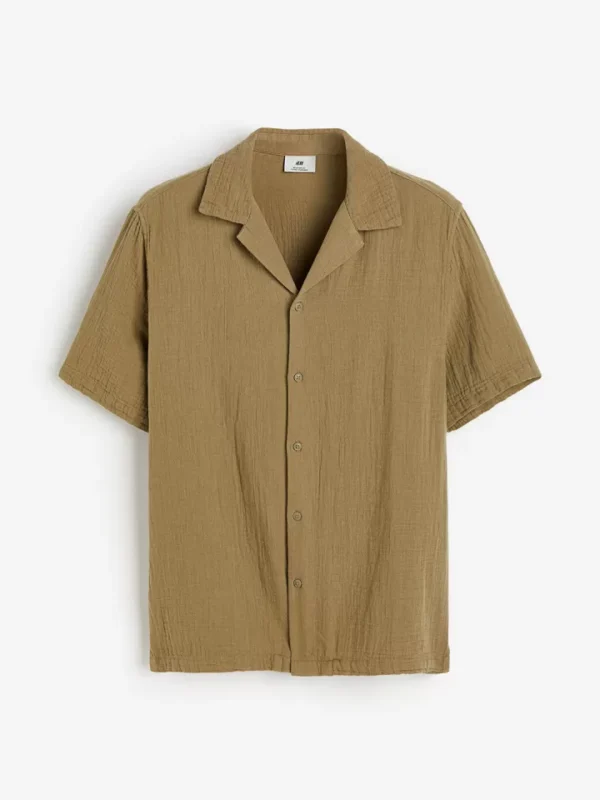 LINEN MUSLIN RESORT SHIRT - Image 4