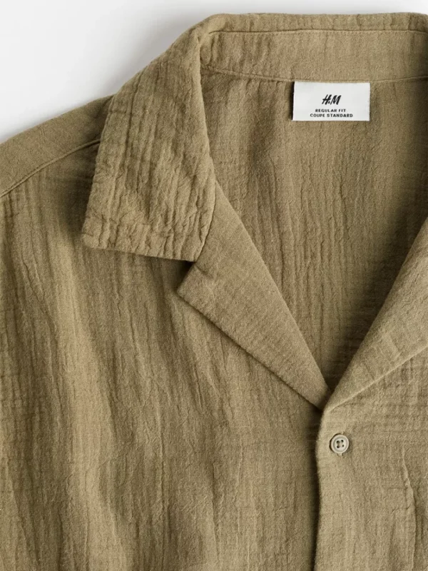 LINEN MUSLIN RESORT SHIRT - Image 5