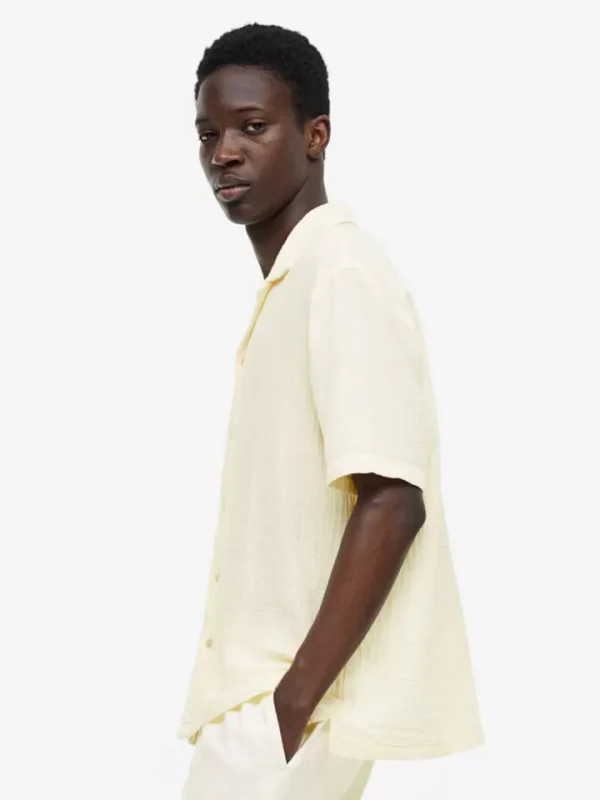LINEN MUSLIN RESORT SHIRT - Image 2