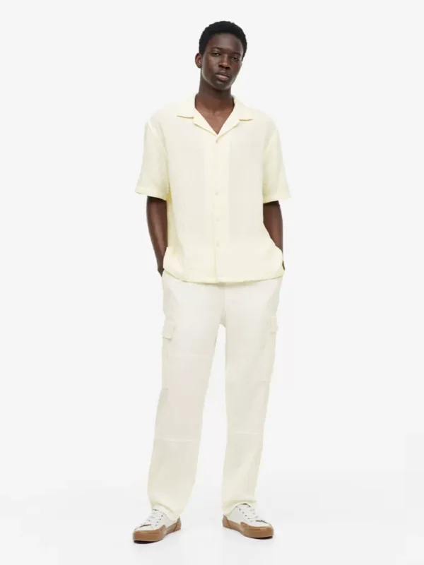 LINEN MUSLIN RESORT SHIRT - Image 4