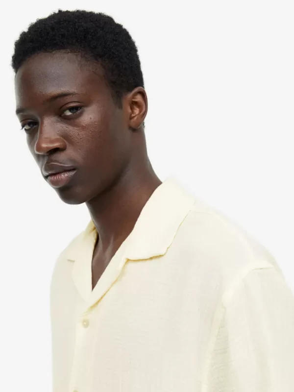 LINEN MUSLIN RESORT SHIRT - Image 5