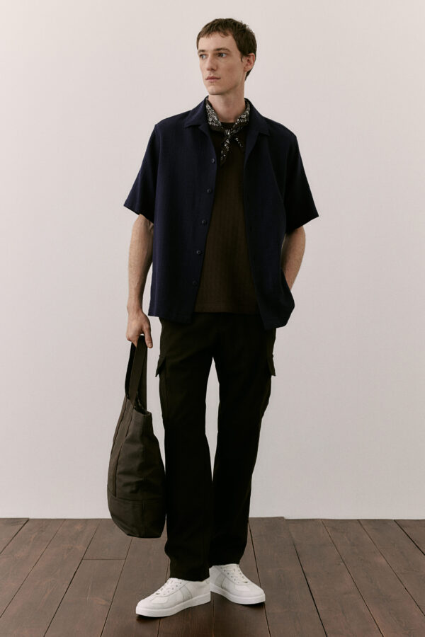 LINEN MUSLIN RESORT SHIRT - Image 3
