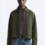 TEXTURED CROPPED JACKET