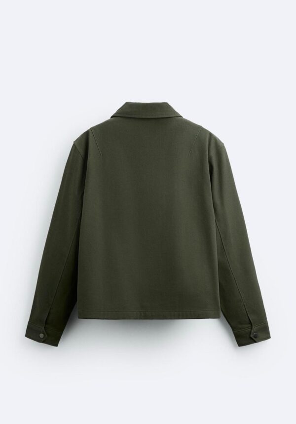 TEXTURED CROPPED JACKET - Image 5