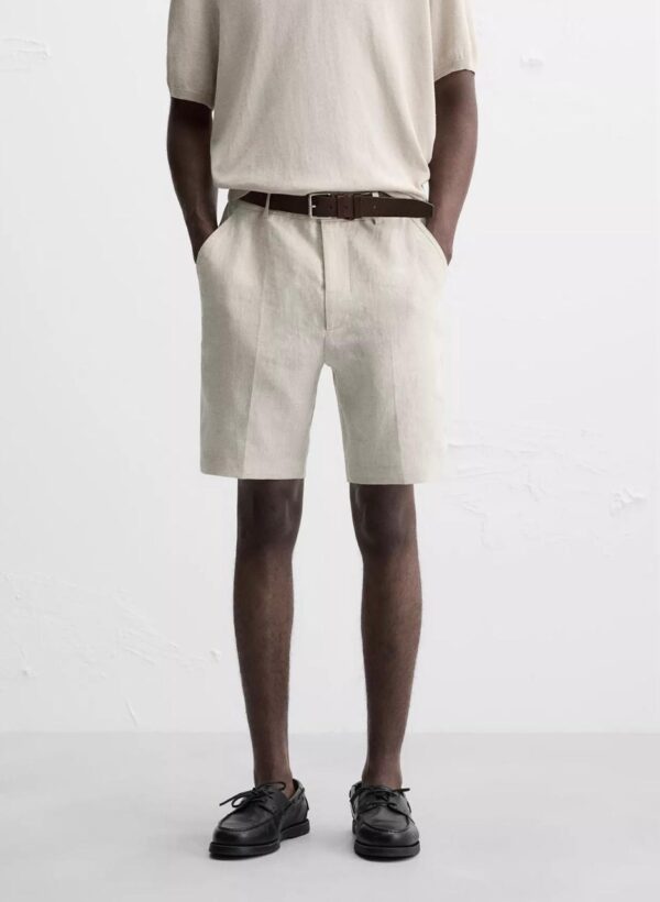LINEN SHORTS - Image 1