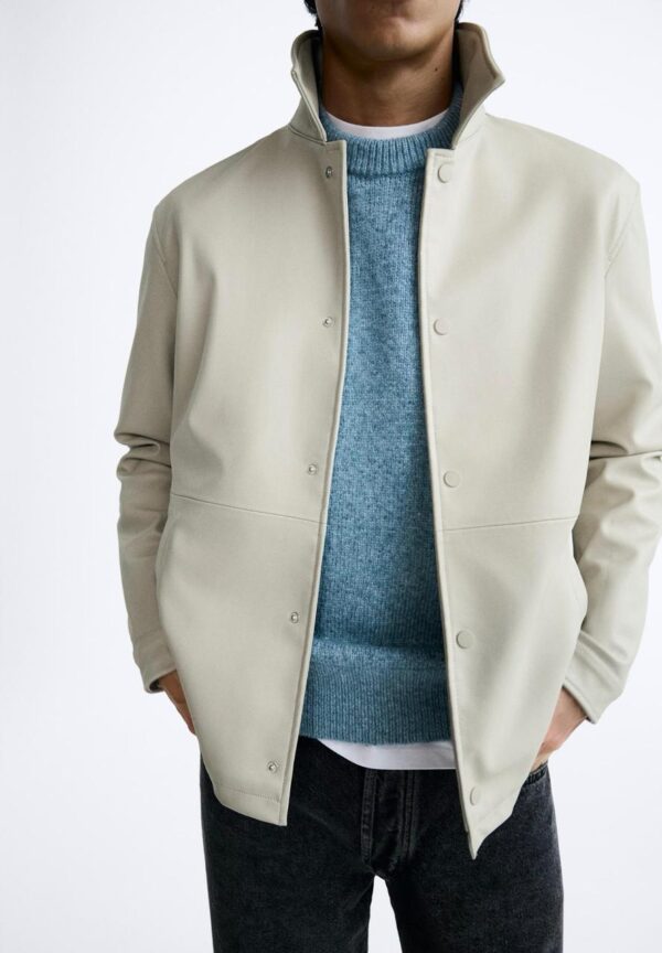 LEATHER EFFECT JACKET - Image 4