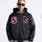 VARSITY JACKET WITH  HOOD