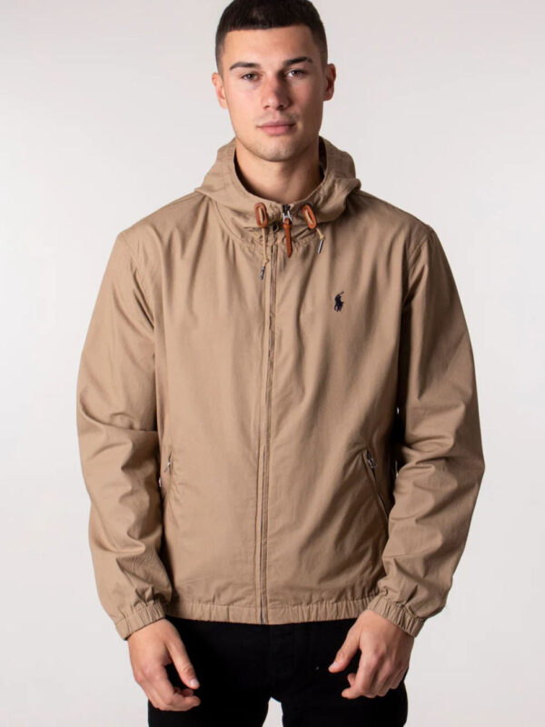 ZIP THROUGH POPLIN JACKET - Image 1