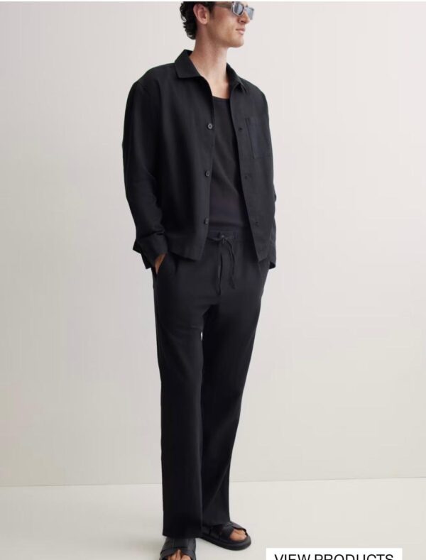 LINEN BLEND TROUSER - Image 4