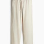 LINEN BLEND TROUSER