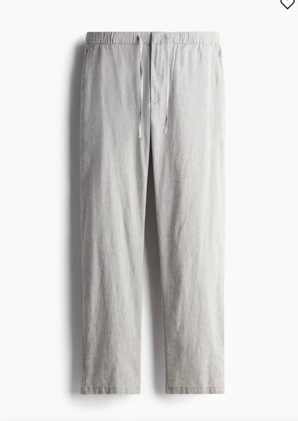 LINEN BLEND TROUSER - Image 1