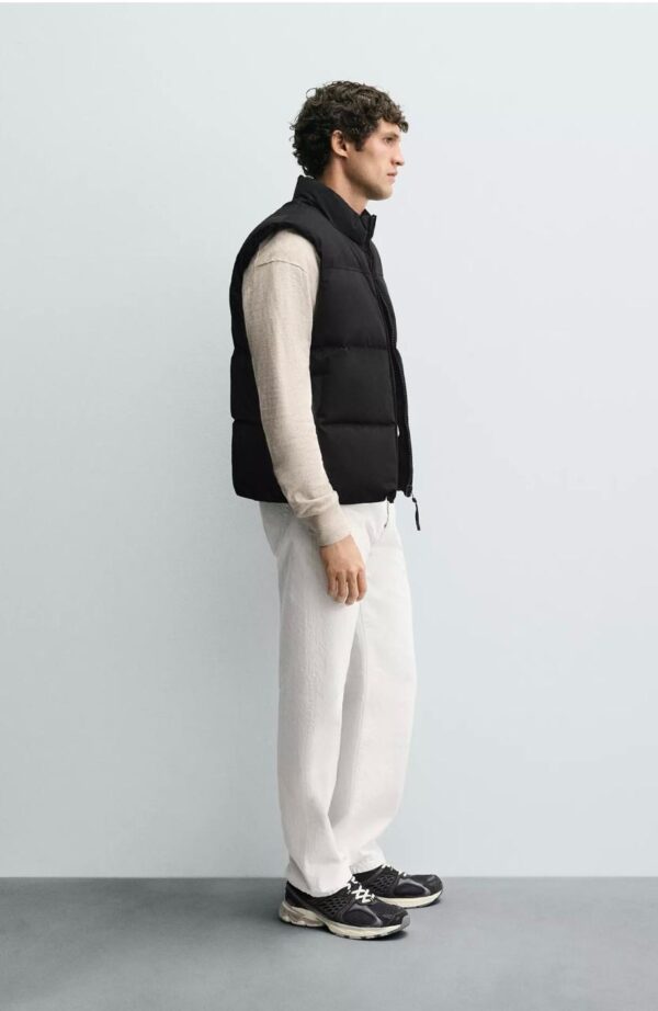 REGULAR FIT PADED GILET - Image 3