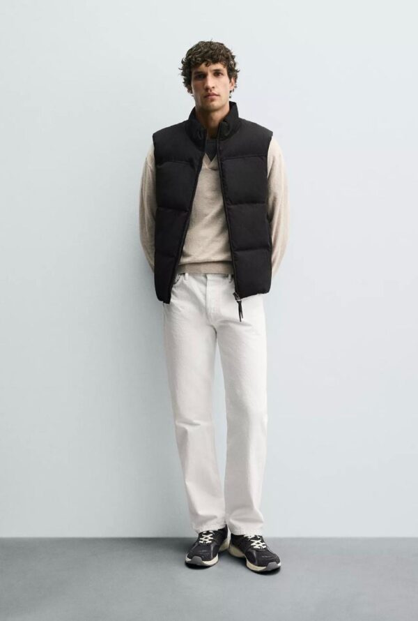 REGULAR FIT PADED GILET - Image 5