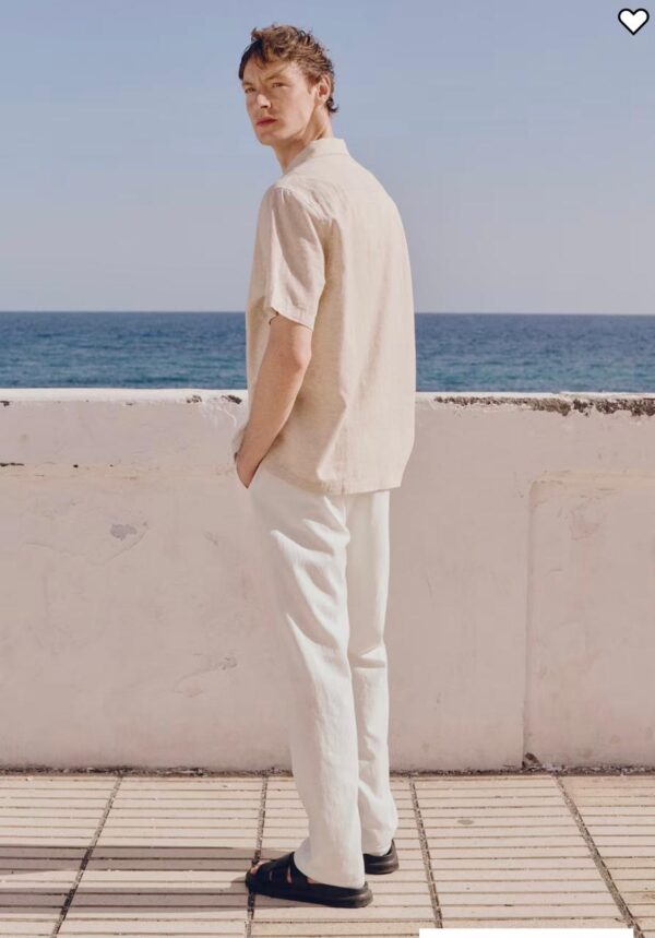 LINEN BLEND TROUSER - Image 4