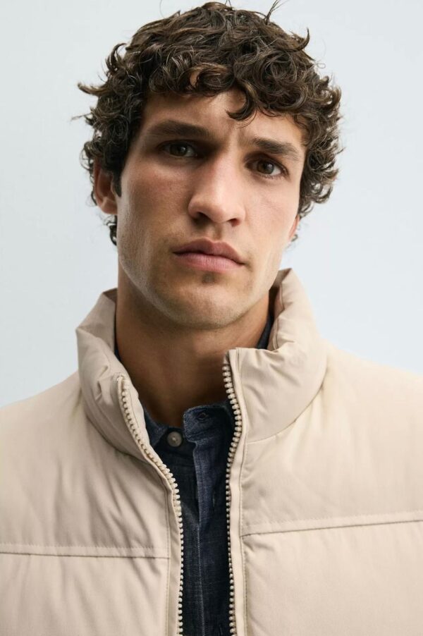 REGULAR FIT PADED GILET - Image 6