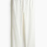 LINEN BLEND TROUSER