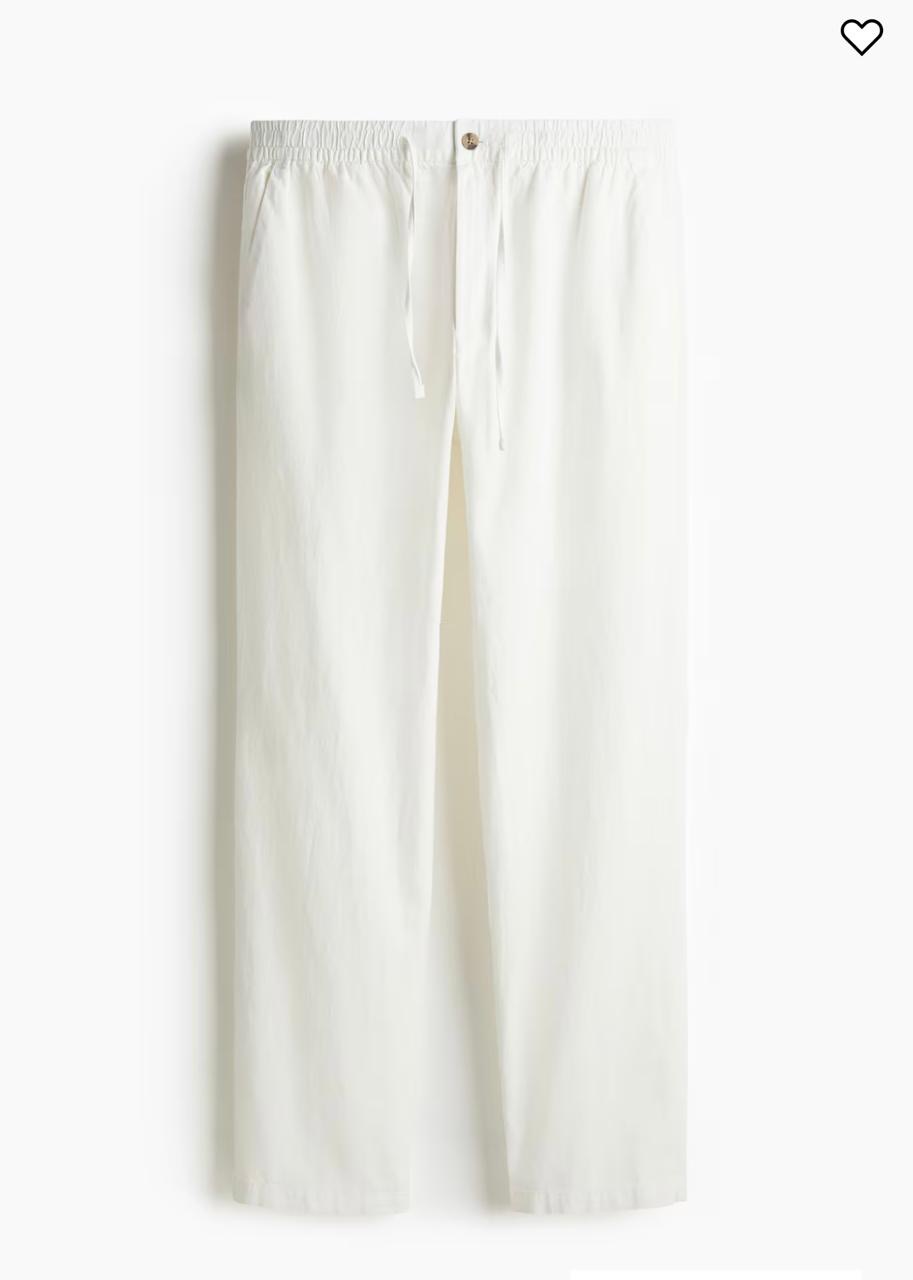 acfaef35-9b4c-43e8-b2cf-054b0aaa041e LINEN BLEND TROUSER - Image 1