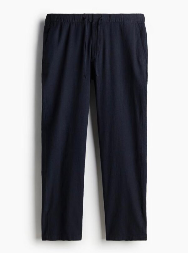 LINEN BLEND TROUSER - Image 1