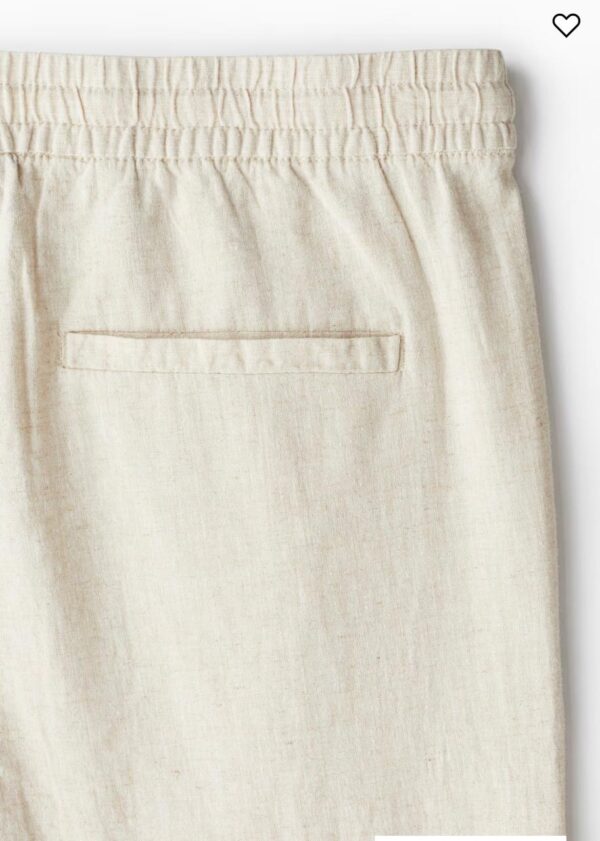 LINEN BLEND TROUSER - Image 8