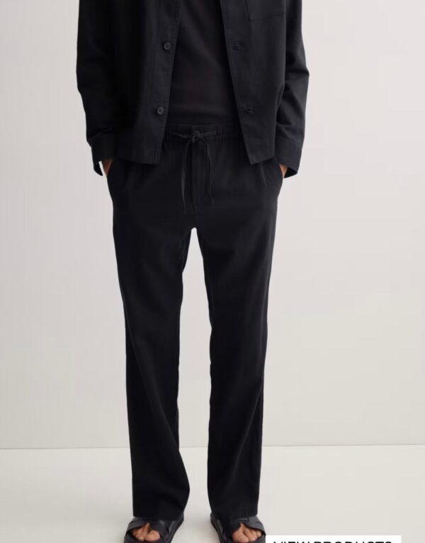 LINEN BLEND TROUSER - Image 3