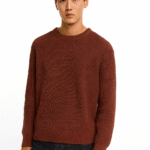 WAFFLE PRINT SWEATER