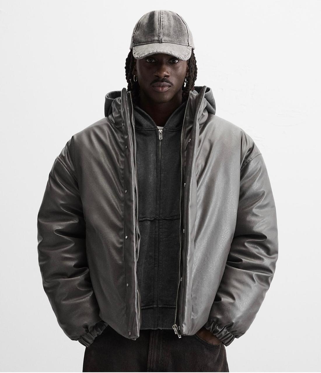 9e53a111-2e45-4dc8-b6ae-9b6206ef8c7c LEATHER PUFFER JACKET - Image 1