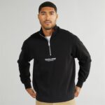 HALF ZIP SWEATSHIRT