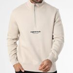 HALF ZIP SWEATSHIRT