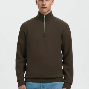HALF ZIP SWEATSHIRT